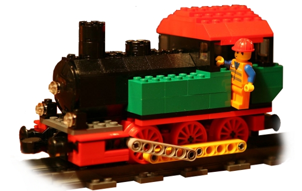 Tank Engine with Big Ben Bricks Train Wheels by Oliver Kock