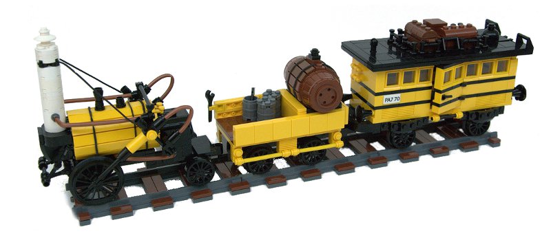 The Rocket by JM using Big Ben Bricks train wheels