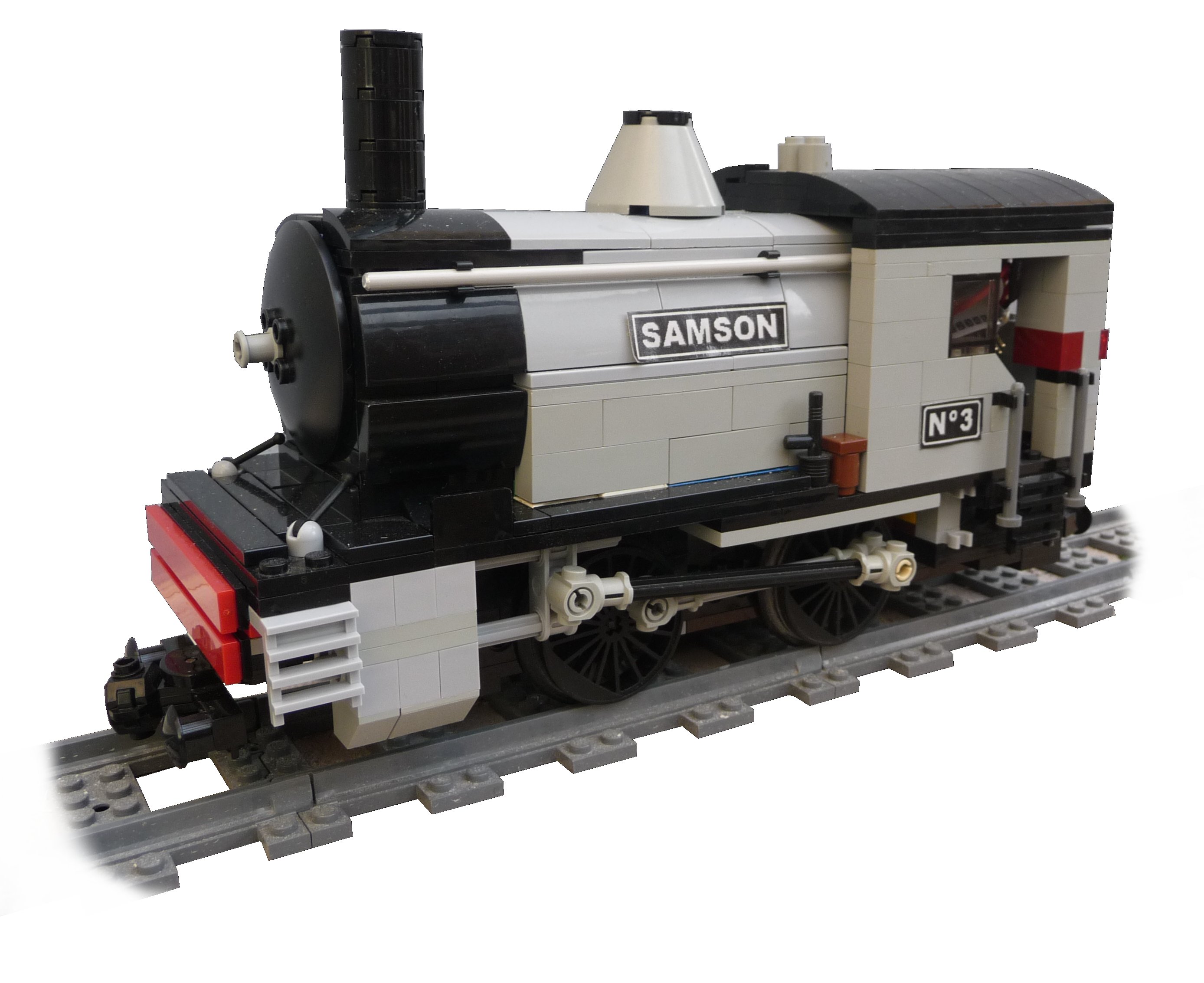 PDF Manual Steam Locomotive DR BR 24 MOC unique custom build from Lego © Bricks
