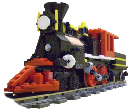 4-4-0 General by Thunder Dean using Big Ben Bricks Train Wheels