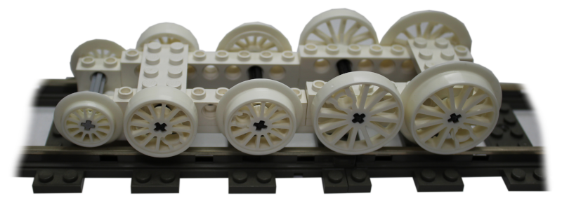 White Train Wheels